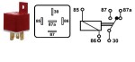 relay 12V 20/30A 5-pin.