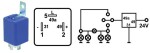 direction. relay 24v 3-terminal din 3