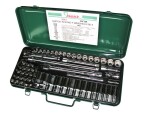 tools set 3/8" profil: Philips PH, TORX, tool number: 63 pc ( metal case)