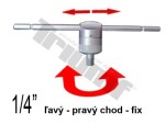 ratchet t-handle 1/4" triumf
