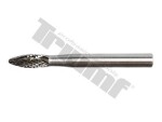 mill cemented 6mm flame shaped. length 60mm triumf