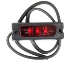 Side marker light LED red 12/24V 500MM