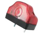 number plate light 97x62mm red