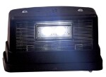 number plate light 2-LED 12-24V black