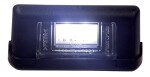 number plate light 2-LED 12-24V black