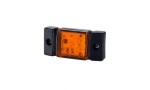 Side marker light LED 12/24V yellow. 72X33