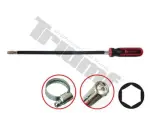 hose clamp screwdriver. flexible 6mm, 265mm triumf