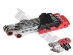 12 part ratchet Ring Open End Wrench set 8-19mm profi triumf