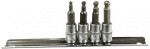 4 part. 1/4" ball head six point bits set.3-6mm on rail triumf