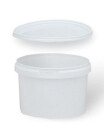 BOLL- container white plastic 0,24L with lid 0070197