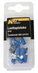 Receptacles blue 6,3 MM, 10pc, male