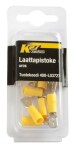 Receptacles yellow 6,3 MM, 10pc, male