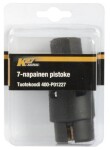 plug 7-KL, plastic K27-BLIST