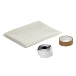 plastic dust barrier to the door, with lock, 2,5x2,5m