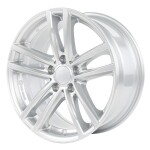 Alloy Wheel Alutec X10 polar-silver, 16x7.0 5x112 ET47 middle hole 66