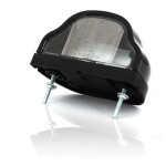 number plate light R10W, black, with ääretulega