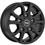 Alloy Wheel MSW 48 Van Matt Black, 16x6.5 5x130 ET55 middle hole 89