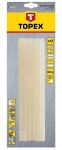 glue sticks, 11/250mm, 12pcs, 300g, transparent white