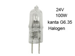 glass socket halogen bulb 24V G6.35