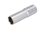 socket 6-Point 1/2 do spark plugs, dimensions meter: 16 mm, thin wall, magnet, diameter d 19,9mm, length.: 70 mm