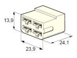 plug box 4 part.male. plug 1101650
