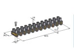 Klemmiliist 10.0mm2 black 10pcs/pack