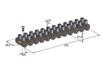 Klemmiliist 16.0mm2 black 10pcs/pack