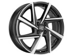 Alloy Wheel MSW 80-4 Gloss Black Full Polished 6.5x16" 4x100 ET45 middle hole 63.3