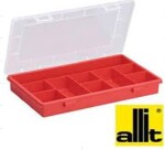 cabinet with boxes to store items EUROPLUS BASIC 29/9 red. 290x195x46