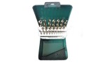 19- pc co met. drill bits set. 1,0-10,0mm / 0,5mm pitch triumf