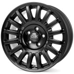 Alloy Wheel OZ Racing Rally Raid Matt Black Silver Lettering 8x17" 5x112 ET35 middle hole 79