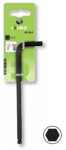 Ball bit hex L-key 4,0mm 28x102mm Irimo blister