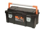 Plastic tool box PTB65 650X300X295mm 42L metallic latches