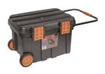 Plastic toolbox on wheels PTBW67 675x472x416mm 78L plastic latches