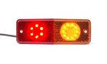 WAS multi-function  rear Side marker light, brake light, rear turn signal light LED 12/24V left / right