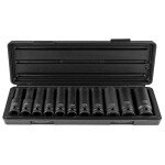 11 part. 1/2" long Impact Socket set jbm