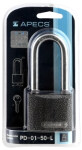 padlock PD01 50mm long staple 3 keys