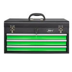 toolbox 3-drawers. with lid. tin 534x218x288mm jbm