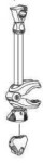 thule bicycle holder spare part frame attachment long 342mm 52414