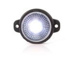 WAS Side marker light,round, LED, white 12V/24V