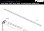 thule spare part wingbar evo quick access interface (general rubber strip) 52989