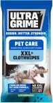 ultragrime life pet care for pet cleaning wipes 40pc/pack