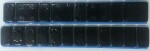 ALU Fe adhesive balancing weights (h=4mm) 5g*4pcs.+10g*4pcs. (60gr), black, 100strips/pack.