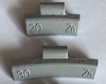 ALU ZN60UN knock-on balancing weights 25gr. universal 100pcs./pack.