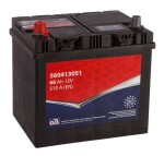 ad car battery 60ah 510a +/- 232x173x225 warranty 3 years! 560413051