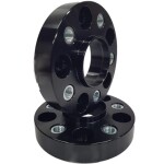 Spacer 30 mm 2 pcs 5x120 65.1 mm With Thread Holds M14x1.5 Black (NBA-5120-651-30-THREAD-M14X1.5B)
