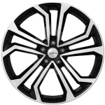 Alloy Wheel Dezent TA dark Black/polished 7.5x19" 5x114.3 ET40 middle hole 66.1
