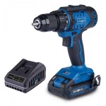 cordless drill bc-dd60-x, set s (2ah + charger), scheppach