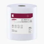paper towel blue satino late/3-ply/h=36.5 cm/1 x 350m cr1, satino by wepa