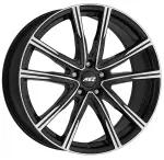 Alloy Wheel AEZ Montreal dark Black/polished 8.5x20" 5x108 ET45 middle hole 63.4